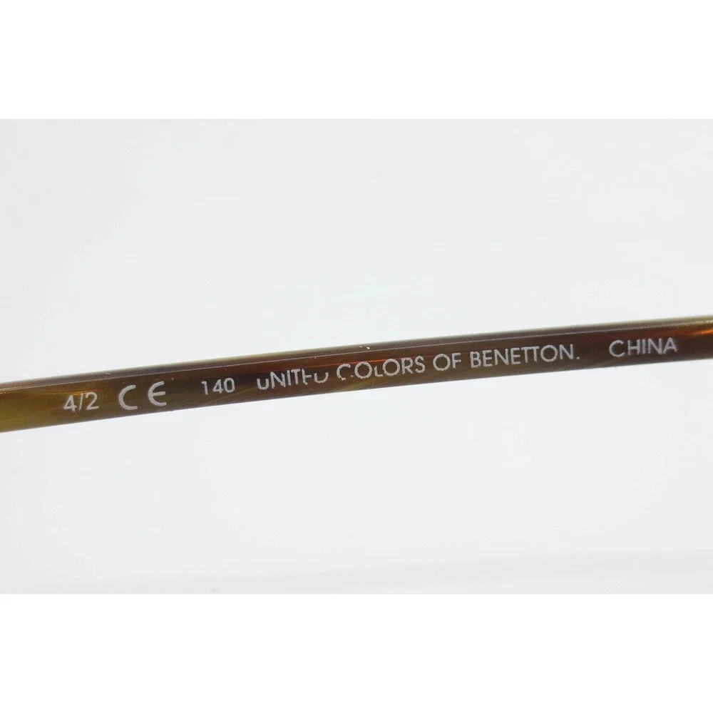 United Colors of Benetton UCF 409 Sage Havana Oval Eyeglass Frames 42-140 Green